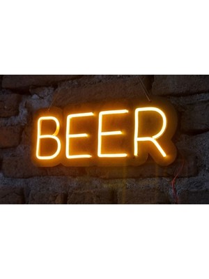 Beer Neon Ledli Duvar Aydınlatması