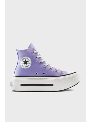 Converse Chuck Taylor All Star Lift Double Stack Unisex Mor Sneaker.513
