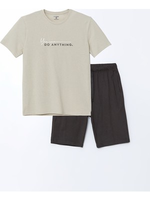 Lc Waikiki Yeni Sezon Standart Kalip Erkek Sortlu Pijama Takimi - S5DY12Z8