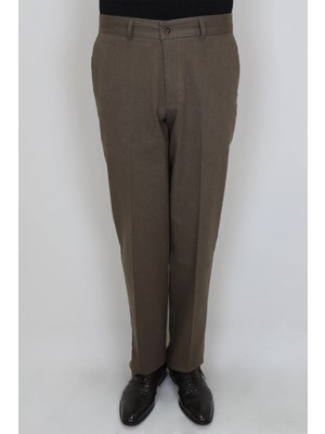 Toricelli Fistan Store Erkek Rahat Kalıp Yandan Cep Boru Paça Kışlık Keten Pantolon
