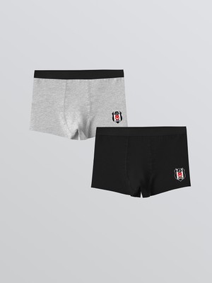 Lc Waikiki Yeni Sezon Besiktas Baskili Erkek Cocuk Boxer 2'li - S5G482Z4