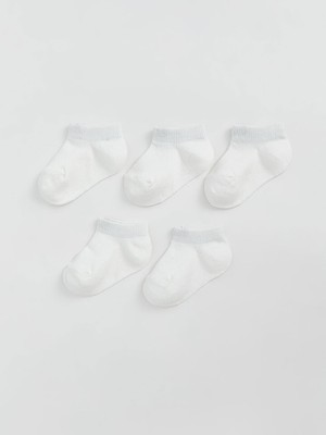 Lc Waikiki Yeni Sezon Basic Erkek Bebek Patik Corap 5'li - S5EJ23Z1