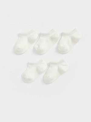 Lc Waikiki Yeni Sezon Basic Erkek Bebek Patik Corap 5'li - S5BQ40Z1