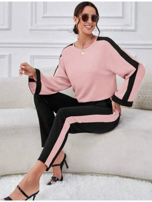 Gelirr Kadın Iki Iplik Şerit Detaylı Ikili Takım