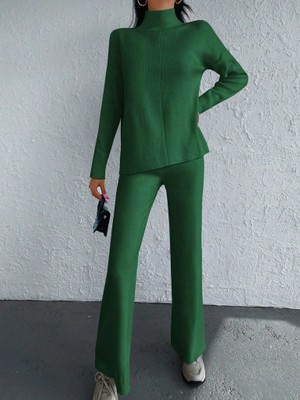 Gelirr Kadın Uzun Kollu Triko Ikili Takım