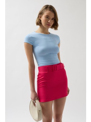 Gelirr Kemerli Mini Etek