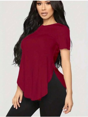 Gelirr Kadın Türlü Viskon Kumaş Yırtmaç Detaylı Bluz