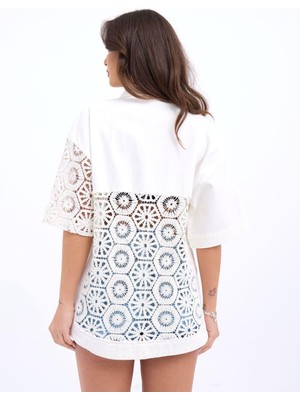 Gelirr 6953 Gömlek-Beyaz