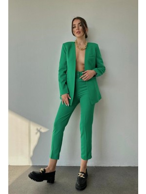 Gelirr Yeşil Spor Ceket ve Pantolon Takım