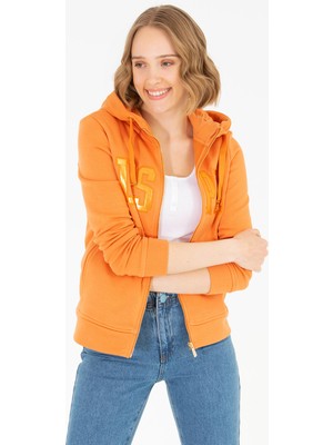 U.S. Polo Assn. Kadın Kiremit Sweatshirt 50262653-VR031