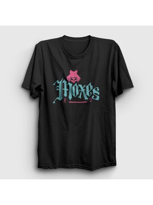 Presmono Unisex Siyah Logo Moxes Oyun 2077 Cyberpunk T-Shirt