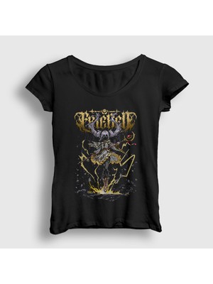 Presmono Kadın Siyah Poster Anime Manga Frieren T-Shirt
