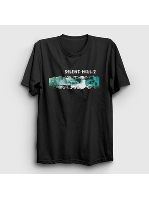 Presmono Unisex Siyah Cover Oyun Silent Hill 2 T-Shirt
