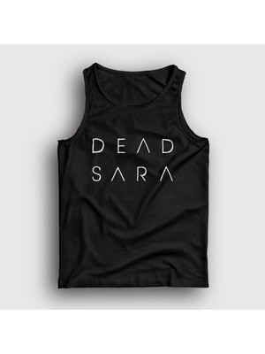 Presmono Unisex Siyah Logo Dead Sara Atlet