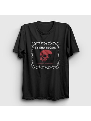 Presmono Unisex Siyah Southern Discomfort Eyehategod T-Shirt
