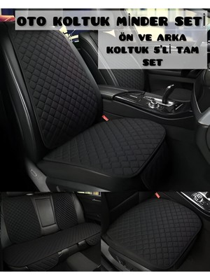 Toyota C-Hr Tay Tüyü Oto Koltuk Minder Seti - Koltuk Koruma Kılıfı (Ön-Arka Tam Set 5'li)
