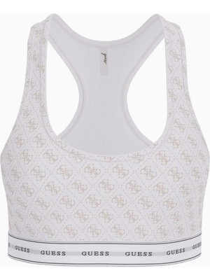 Guess Carrie Monogram Logolu Bralette Nefes Alabilir Yapı ile Konfor