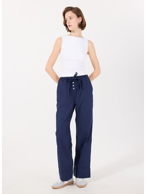 Lacivert Kadın Normal Pantolon Beth Pant