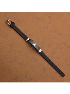 İdol Avm Cool Design Z Harfli Silikon Erkek Bileklik Takı Hediyelik