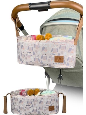 Nidage UltraNova Renkli Bebek Arabası Çantası, Tekstil, Omuz Çantası, Pratik ve Şık Tasarım