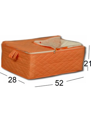 Bebesi 2 Adet Extra Telalı Kaliteli Hurc 52X28X21 cm Ölçüde Turuncu
