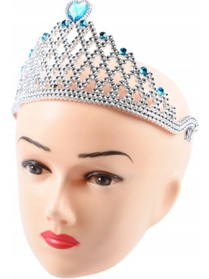 ForWhat Büro Ev Ofis Etkinlik Gösteri Prenses Kostüm Tacı Için Mavi Kalpli Taç