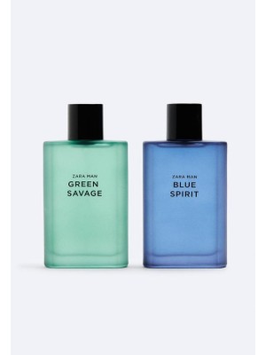 Zara Man Green Savage + Zara Man Blue Spırıt Eau De Toılette 2x 90 ml