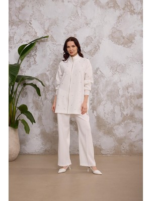 Halka Aksesuarlı Kuş Gözlü Takım