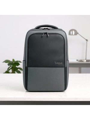 Laptop ve Seyahat Için Ince Tasarım Sırt Çantası Baggaj S24112