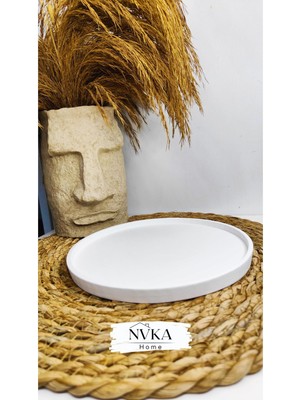 Dekoratif Yuvarlak Sunumluk Stand Dekor 20 cm