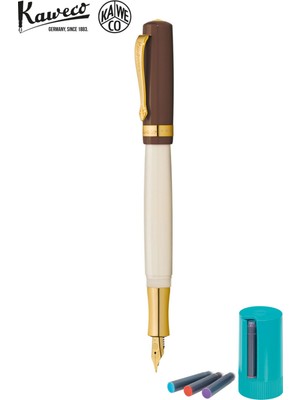 Kaweco 10002258 Student Dolmakalem 20' Jazz F Uç + Twıst & Out Kartuş Kutusu 8'li Karışık Renk