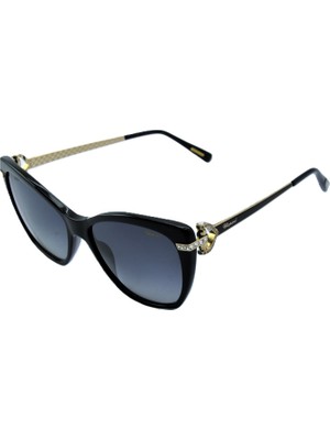 Chopard Sch 232 S 700P  Cat Eye Polarize Siyah Güneş Gözlüğü