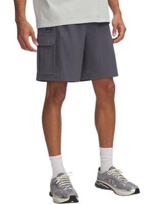 UA1386560 Under Armour Ua Vibe Woven Cargo Short Erkek Şort ve Kapri Siyah