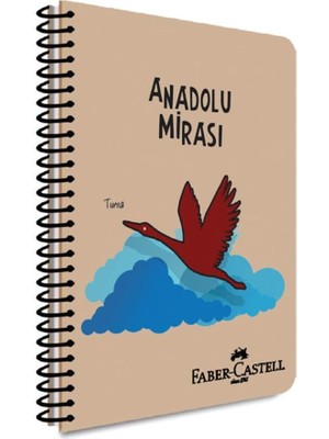 Pp Kapak Anadolu Mirası Spiralli Defter 100 Yaprak Kareli