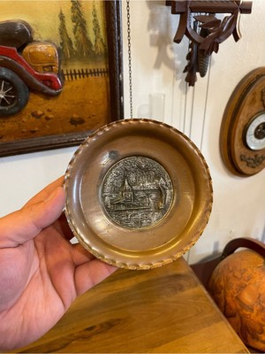 Antika Bakır Duvar Süsü