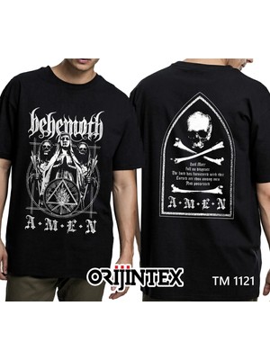Behemoth Siyah Erkek Tişört L