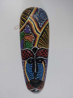 Duvar Mask Ahşap 30 cm