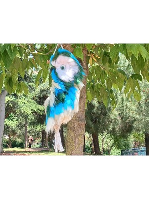 Makrome Papağan Duvar Süsü