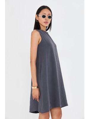 Sıfır Kol Modal Elbise