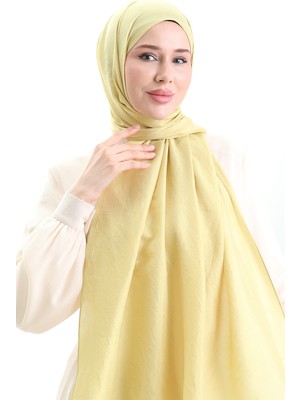 Madame Mary Fransız Vual Şal 19099-09 Yağ Yeşili