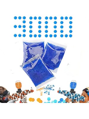 3 Paket Gel Blaster Jel Su Boncuğu Atan Oyuncak Tüfek Mermisi 6-7 mm Sadece Boncuk Gönderilir
