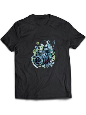 Bahriyeli Collection Oversize Fotoğraf Makinesi T-Shirt