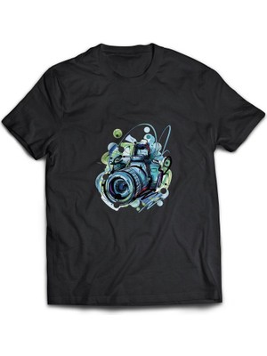 Bahriyeli Collection Oversize Fotoğraf Makinesi T-Shirt