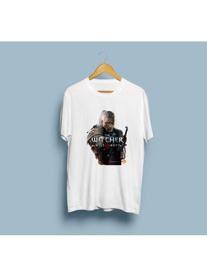 Bahriyeli Collection Oversize The Witcher 3 Wild Hunt Tasarım T-Shirt