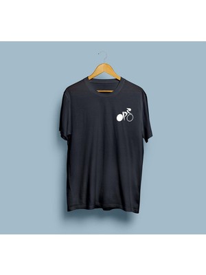 Bahriyeli Collection Oversize Olimpiyat Oyunları Bisiklet Logolu T-Shirt