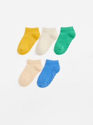 Lc Waikiki Yeni Sezon Basic Erkek Bebek Patik Corap 5'li - S53665Z1