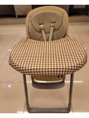 Elite Dertsiz Mama Sandalyesi Örtüsü Kılıfı Taşıma Kesesi Kahverengi /restoran ve Kafe Hijyeni Için 1 Adet