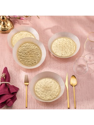 Emsan Golden 4 Parça Cam Dik Kase 21 cm