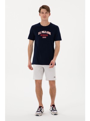 U.s. Polo Assn. Erkek Açık Gri Şort (Örme) 50305933-VR001