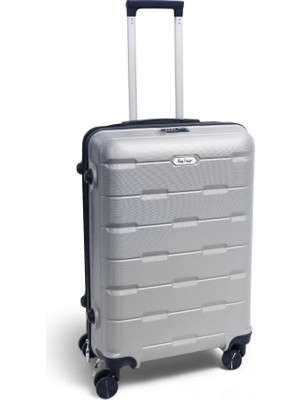 Biggdesign Moods Up Tsa Kilitli 24" Abs Gövdeli Valiz  | Orta Boy-Gümüş